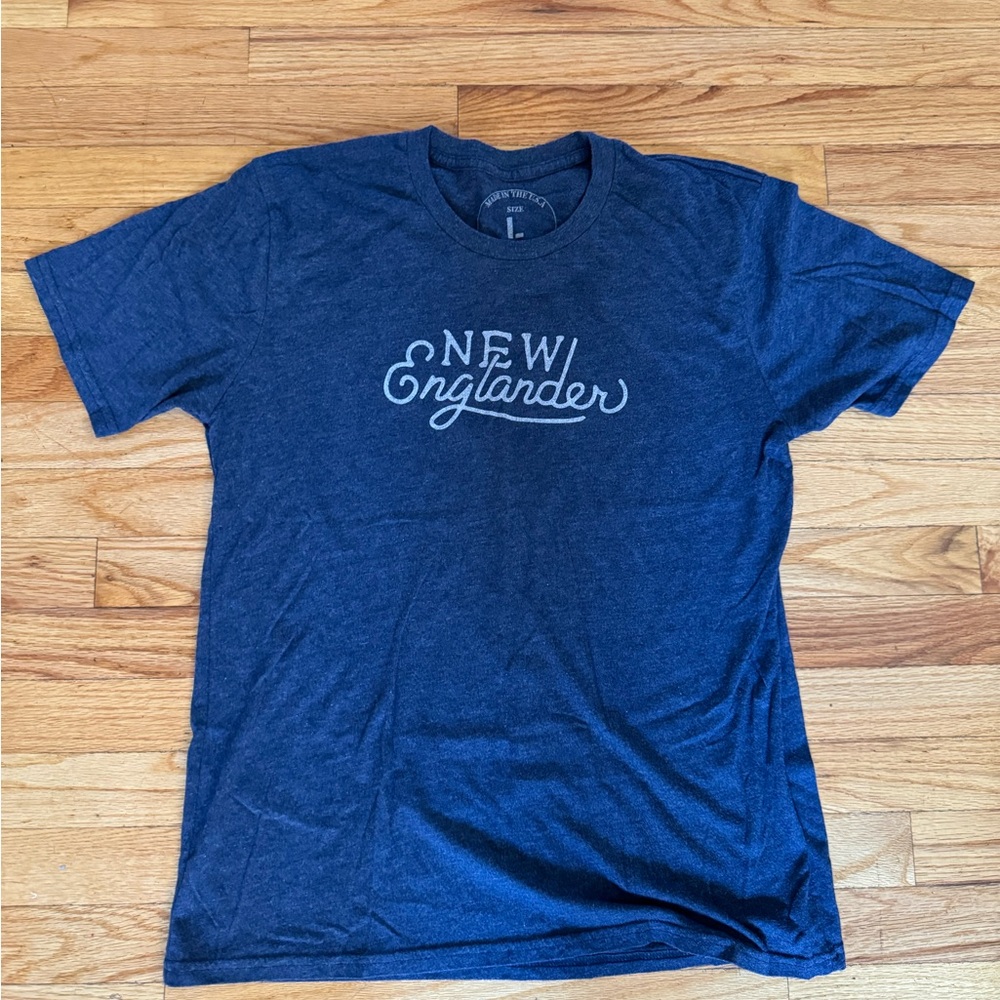 Blue Short Sleeve Tee with New Orleans Print
